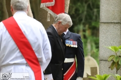 2024 London Fire Brigade Memorial Service at Fireman's Corner in Highgate Cemetery. 10-Jun-2024.