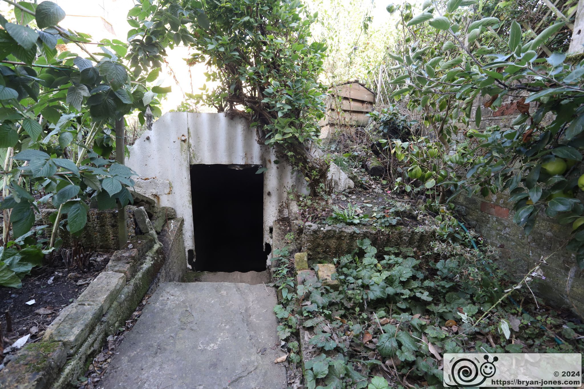 Exterior of Anderson Air Raid Shelter