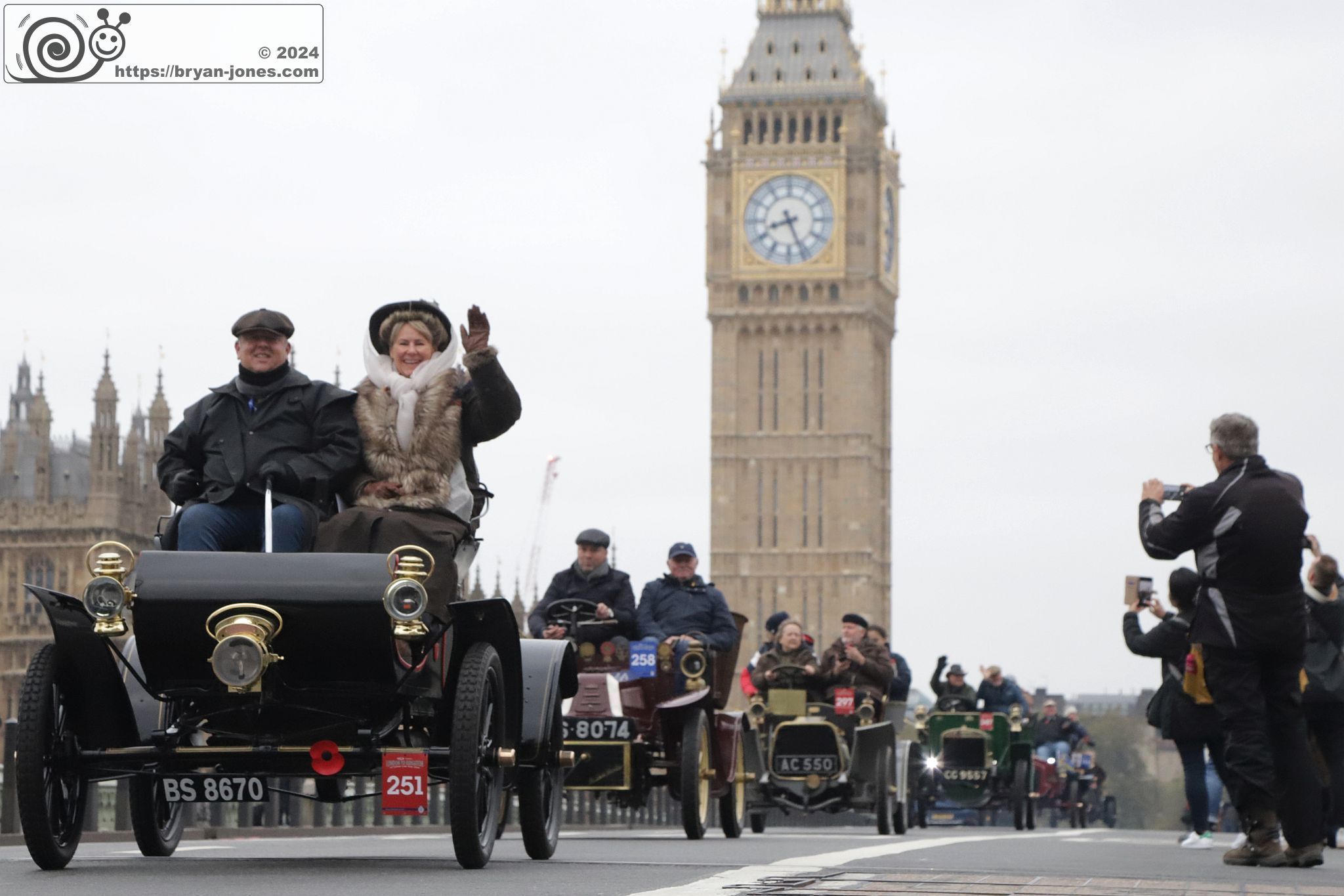1904 Oldsmobile BS8670, London to Brighton, 03-Nov-2024