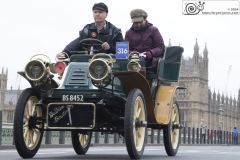 1904 De Dion Bouton BS8452, London to Brighton, 03-Nov-2024