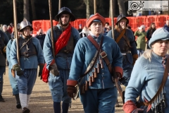 The King's Army of the English Civil War Society parade for the 2024 commemoration of the Horrible Murder (Execution) of King Charles I in 1649. The parade goes from The Mall to Horse Guards where a small detachment goes through to the Banqueting House in Whitehall to lay a wreath. Photo taken 28-Jan-2024 by Bryan Jones.