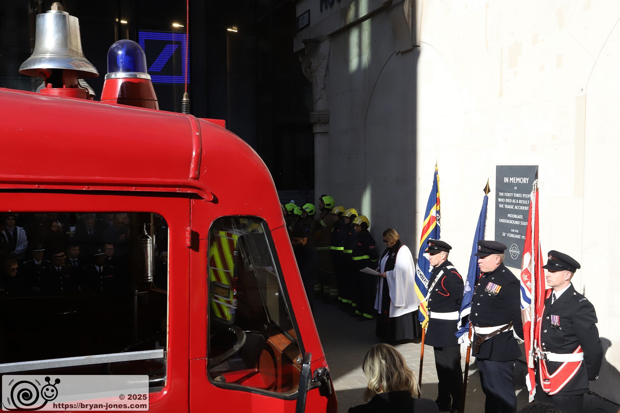Memorial service for Moorgate 50th anniversary. 28-Feb-2025