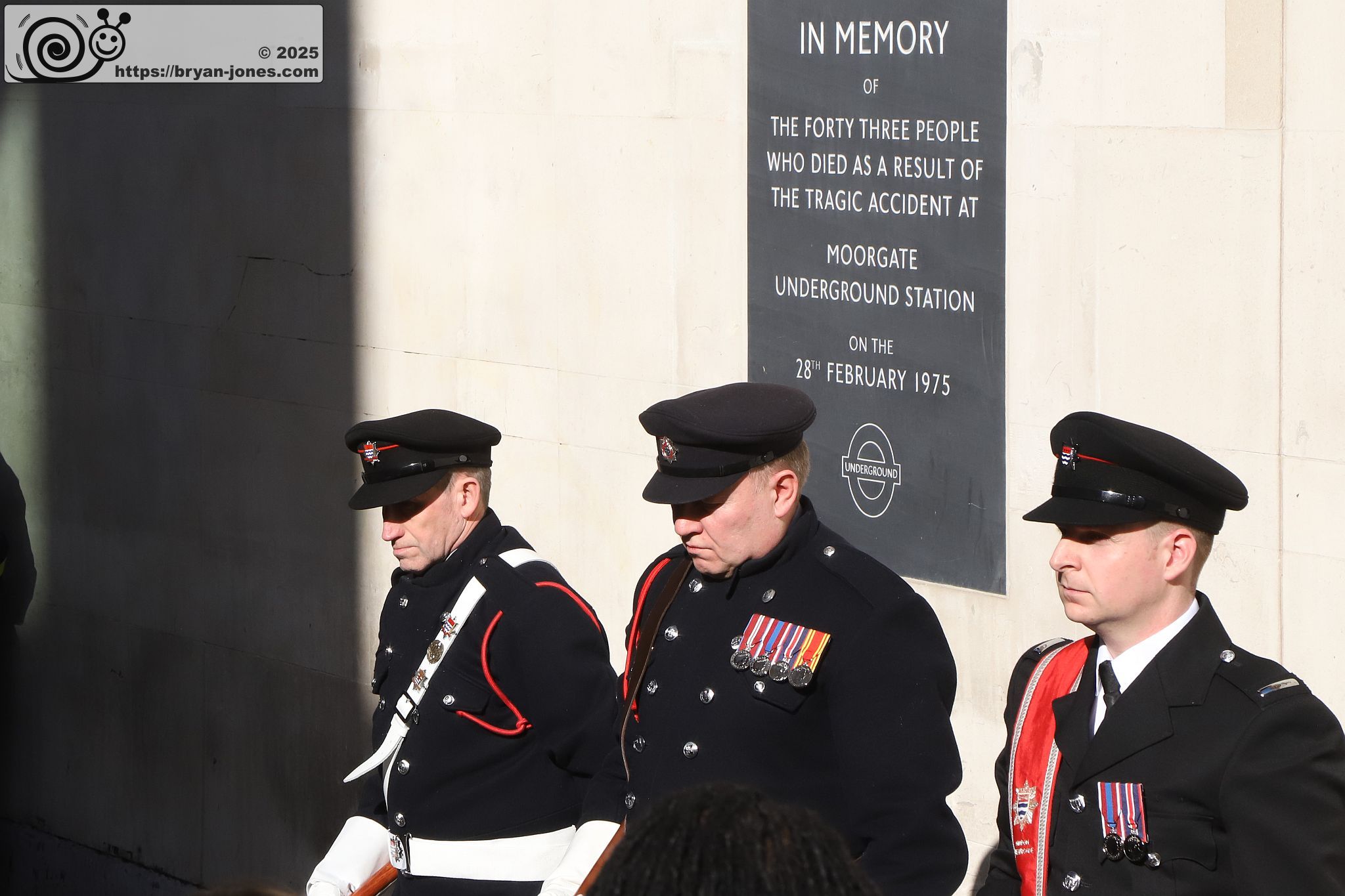Memorial service for Moorgate 50th anniversary. 28-Feb-2025