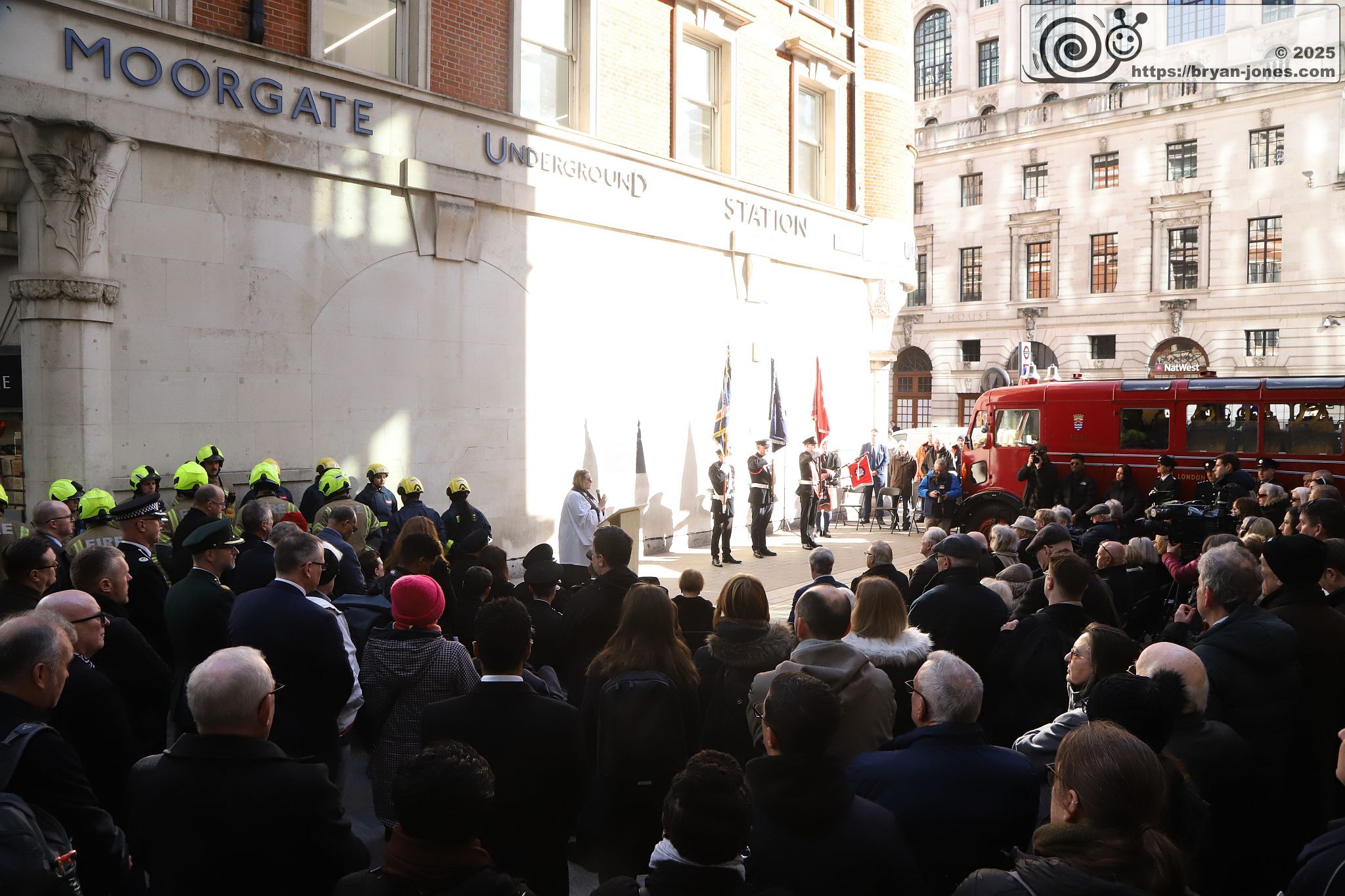 Memorial service for Moorgate 50th anniversary. 28-Feb-2025