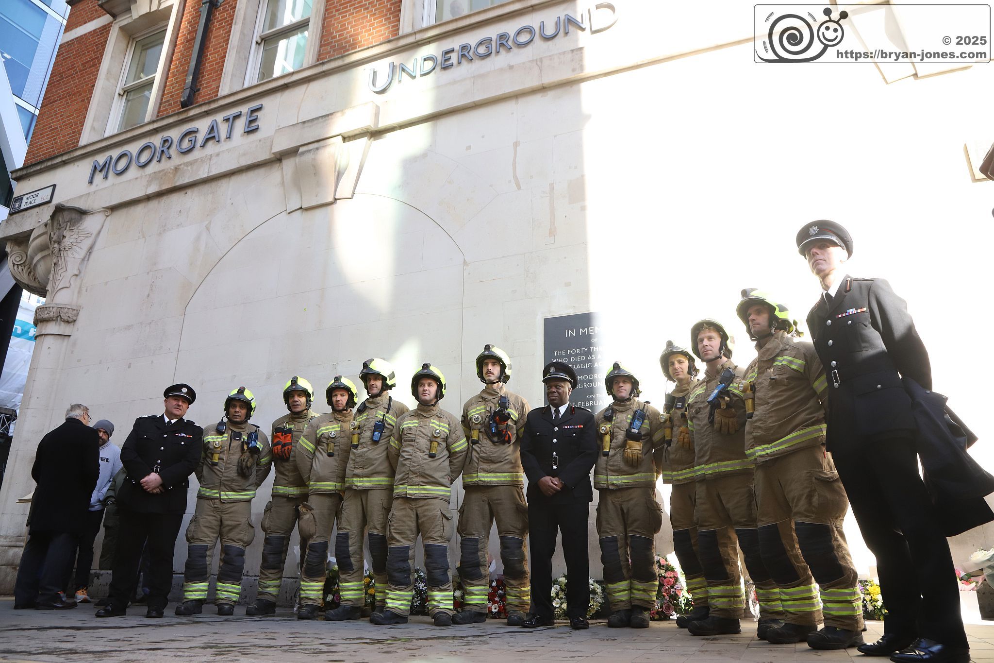Memorial service for Moorgate 50th anniversary. 28-Feb-2025