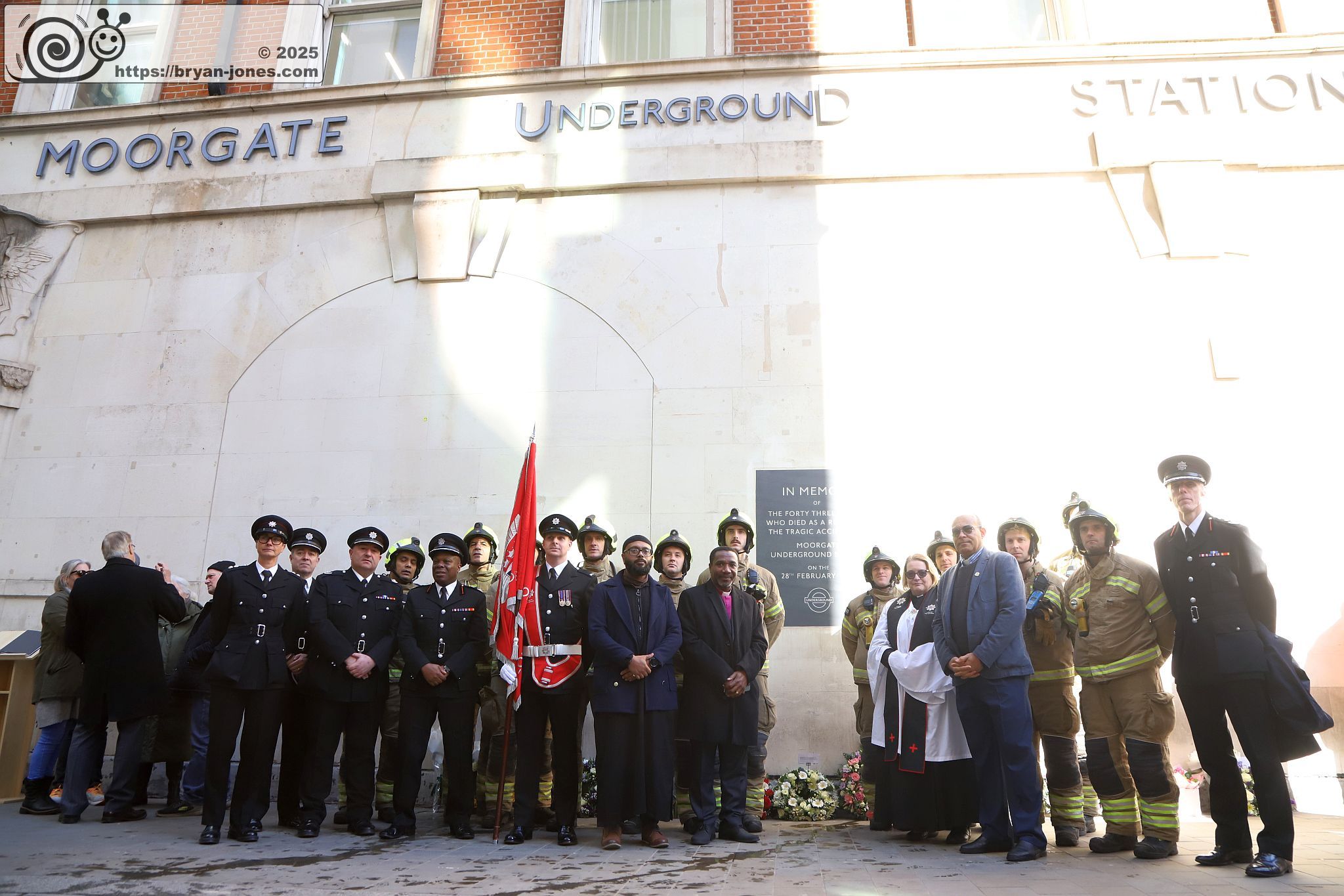 Memorial service for Moorgate 50th anniversary. 28-Feb-2025
