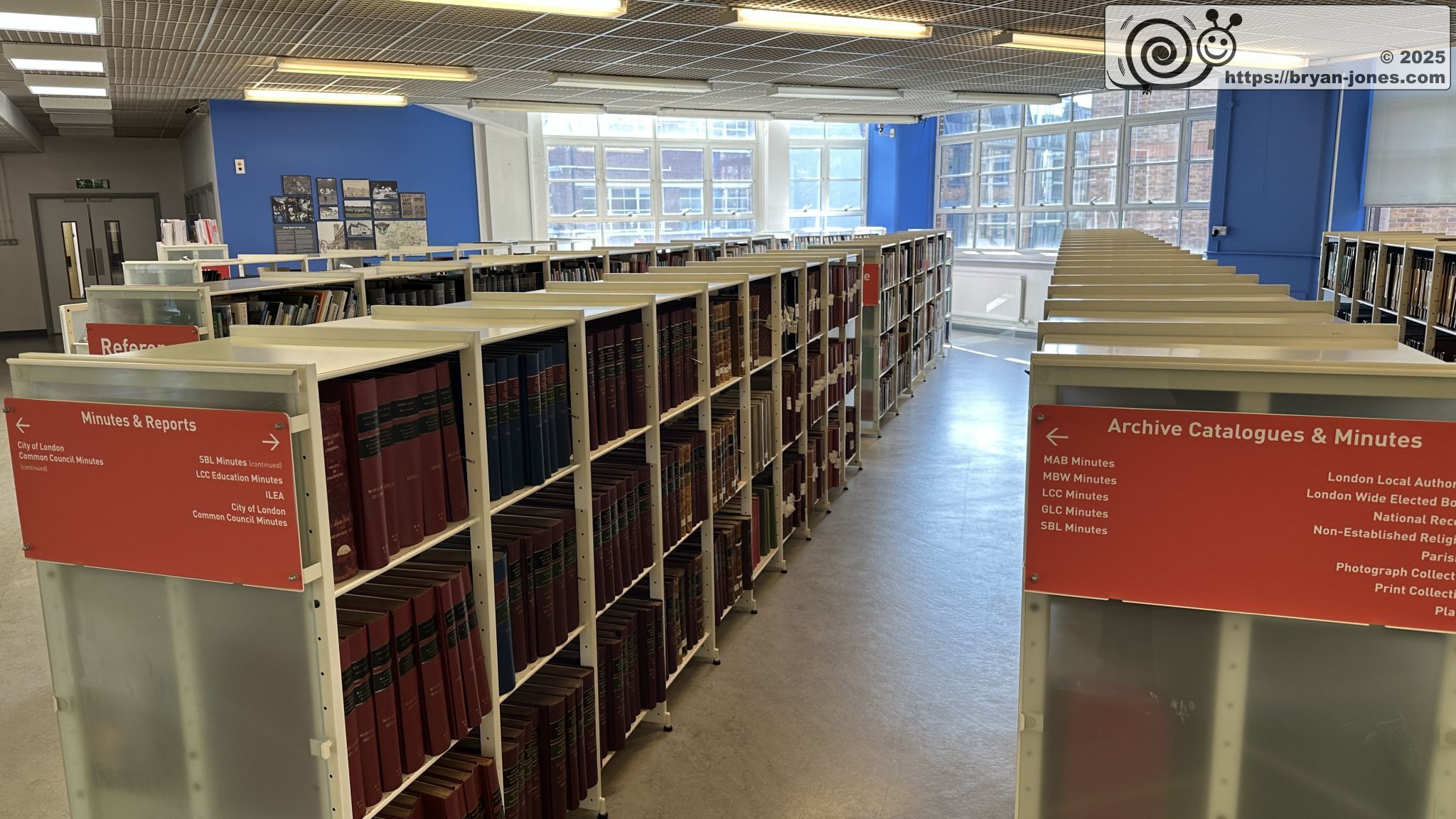 London Archives, Clerkenwell. 08-Mar-2025.