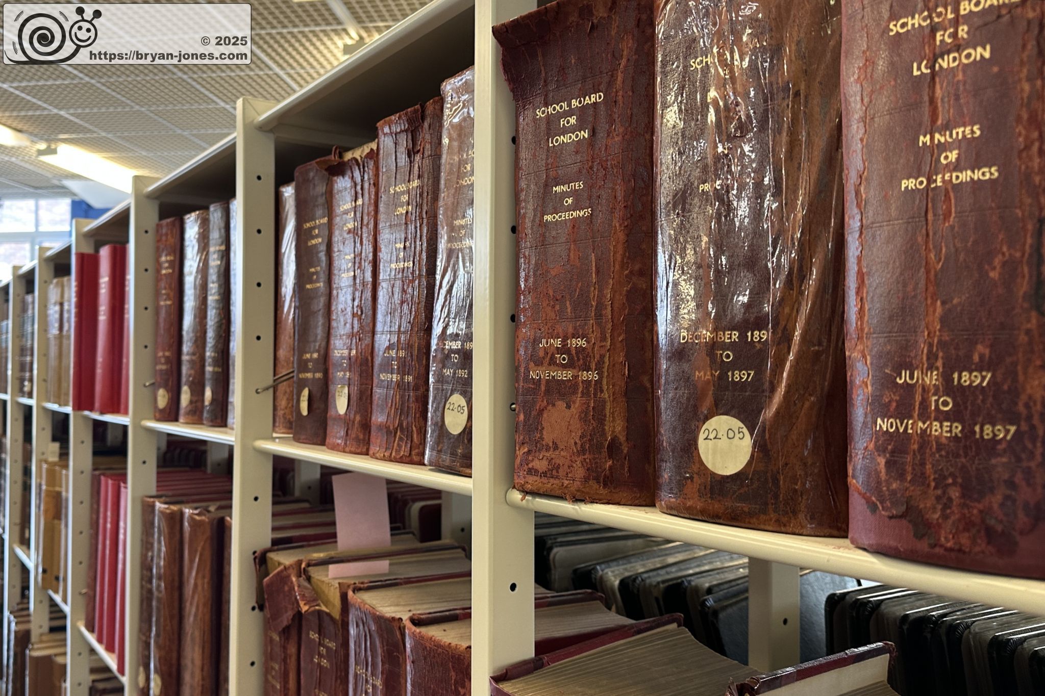 London Archives, Clerkenwell. 08-Mar-2025.