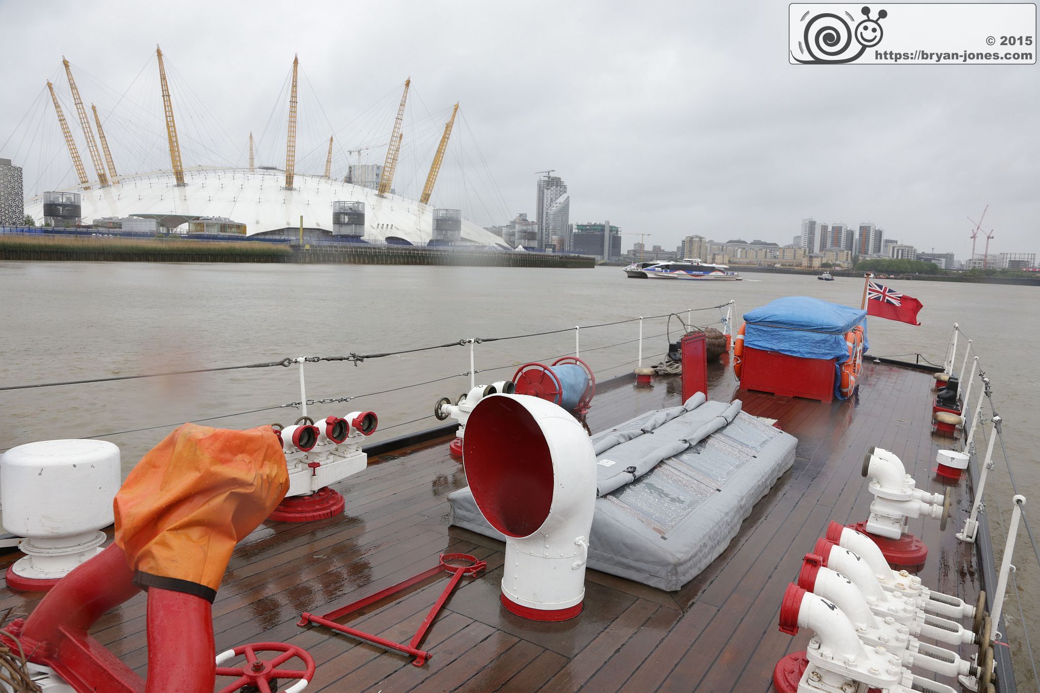 1935 London Fireboat Massey Shaw, a Dunkirk Little Ship on the 2015 80th Anniversary Commemorative Cruise to Dunkirk
