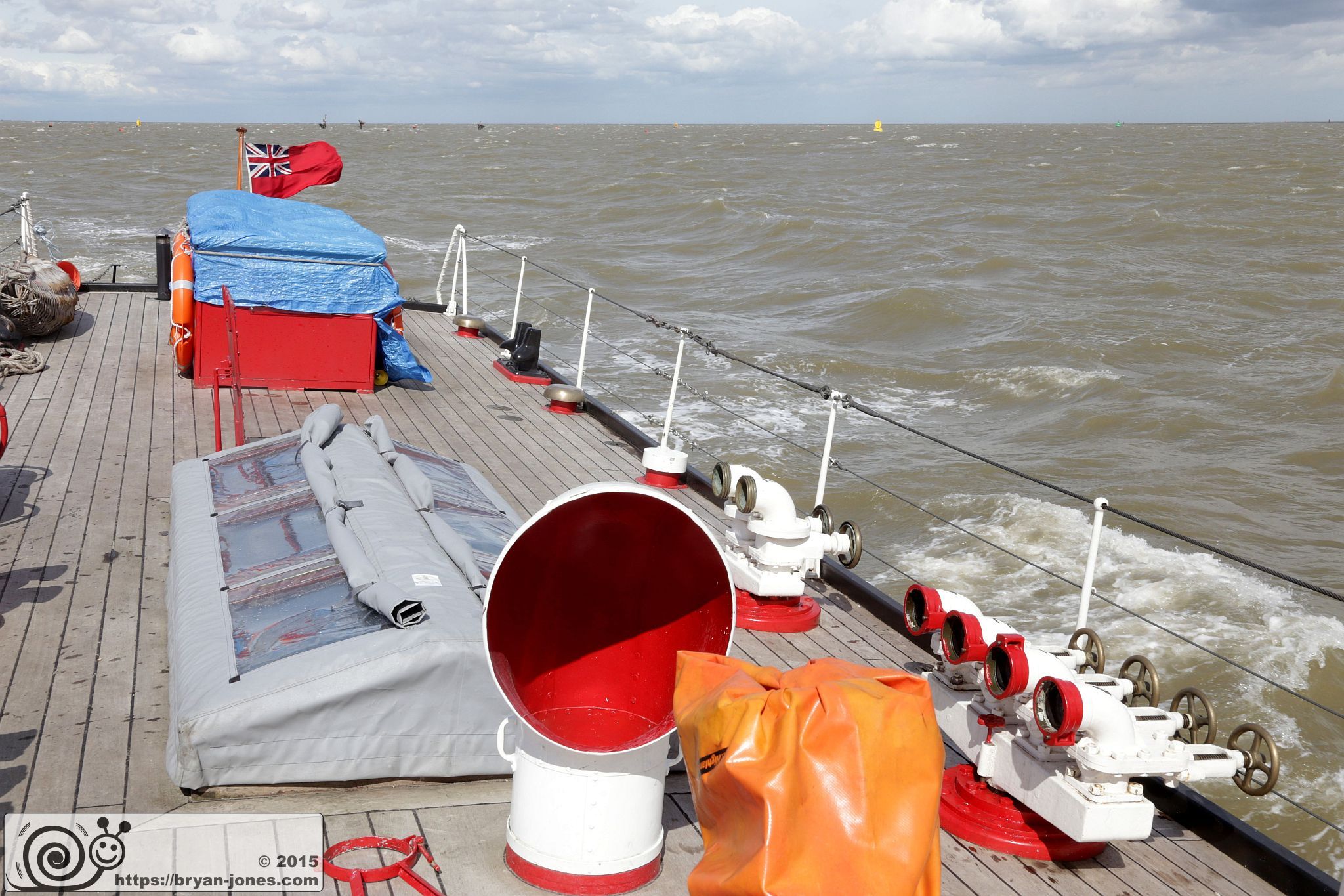 1935 London Fireboat Massey Shaw, a Dunkirk Little Ship on the 2015 80th Anniversary Commemorative Cruise to Dunkirk