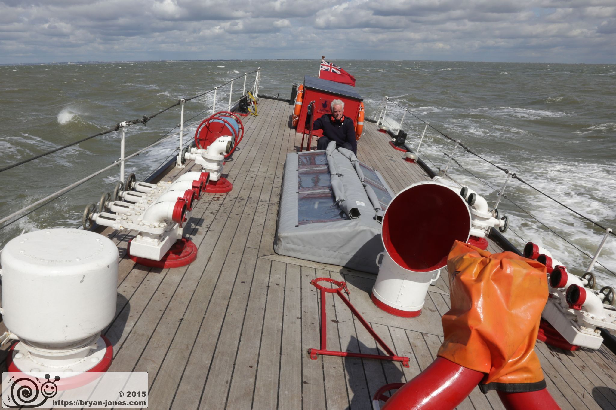 1935 London Fireboat Massey Shaw, a Dunkirk Little Ship on the 2015 80th Anniversary Commemorative Cruise to Dunkirk