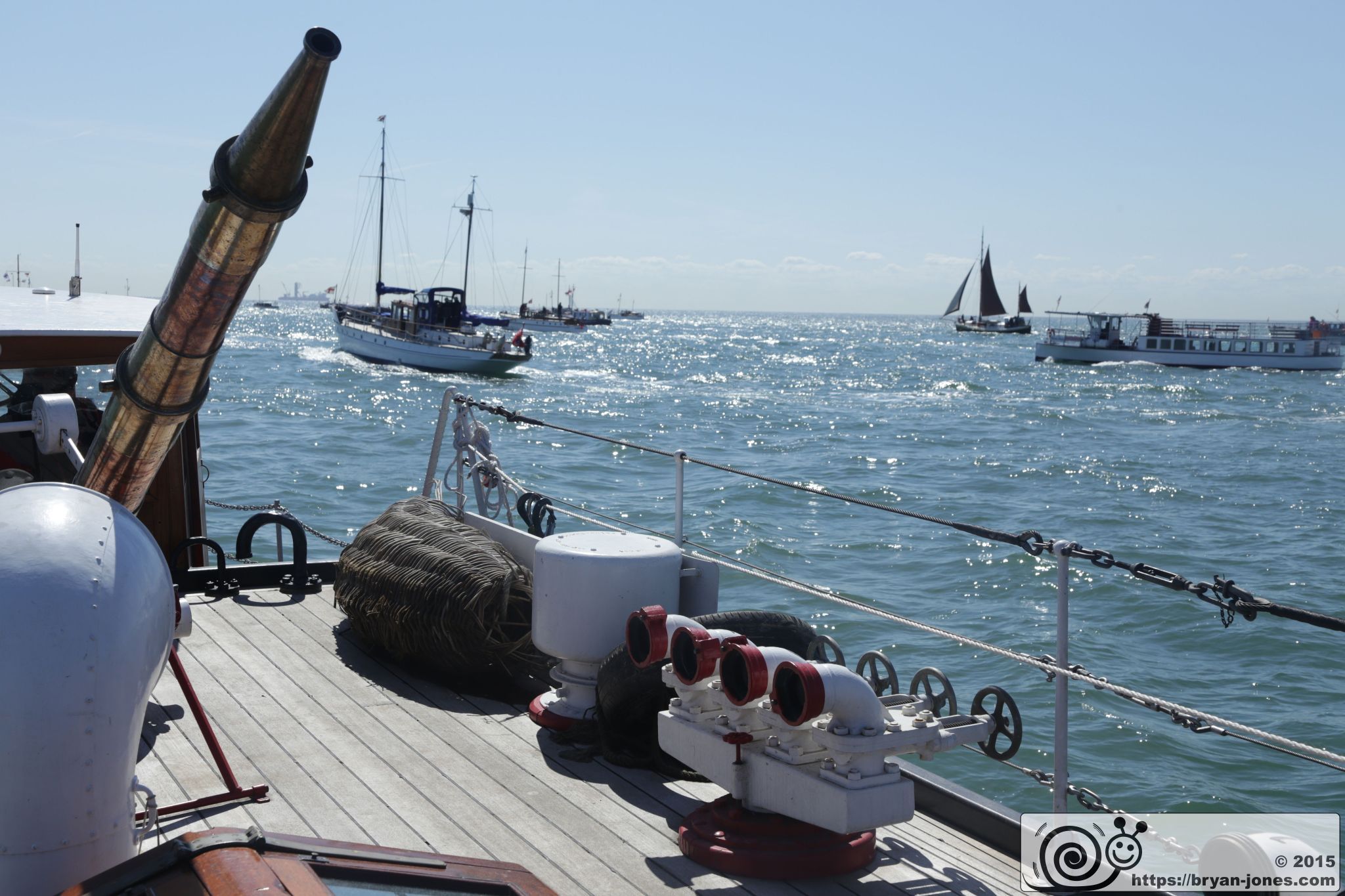 1935 London Fireboat Massey Shaw, a Dunkirk Little Ship on the 2015 80th Anniversary Commemorative Cruise to Dunkirk