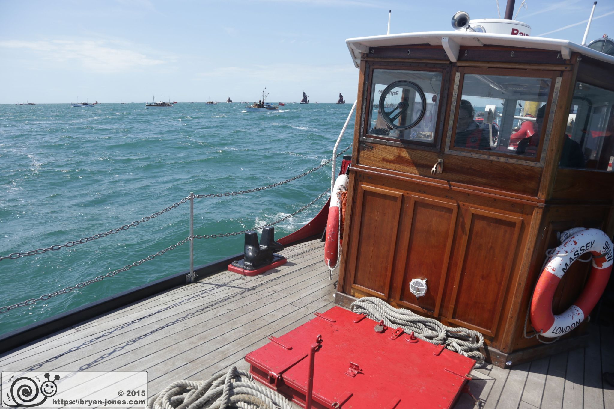 1935 London Fireboat Massey Shaw, a Dunkirk Little Ship on the 2015 80th Anniversary Commemorative Cruise to Dunkirk