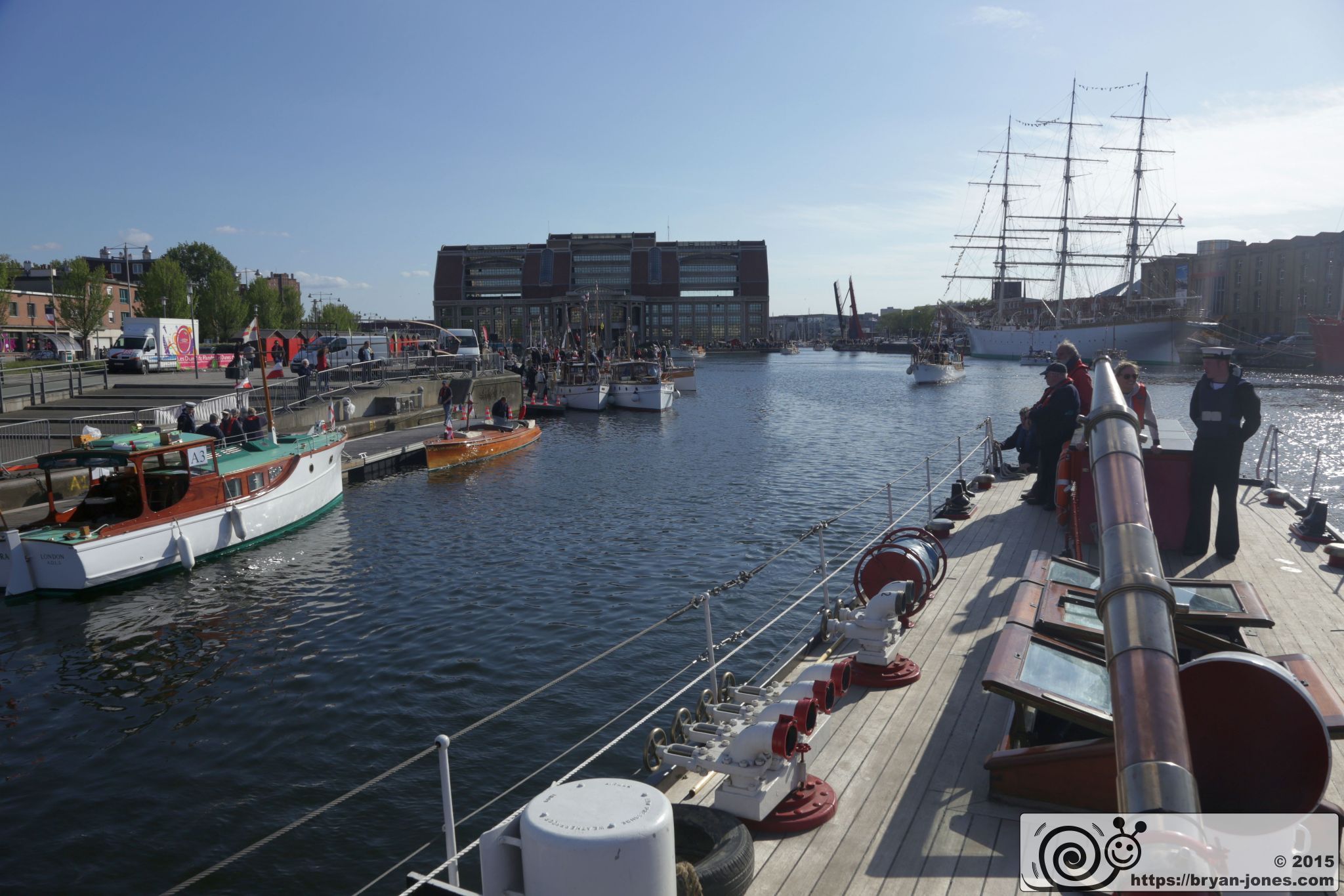 1935 London Fireboat Massey Shaw, a Dunkirk Little Ship on the 2015 80th Anniversary Commemorative Cruise to Dunkirk