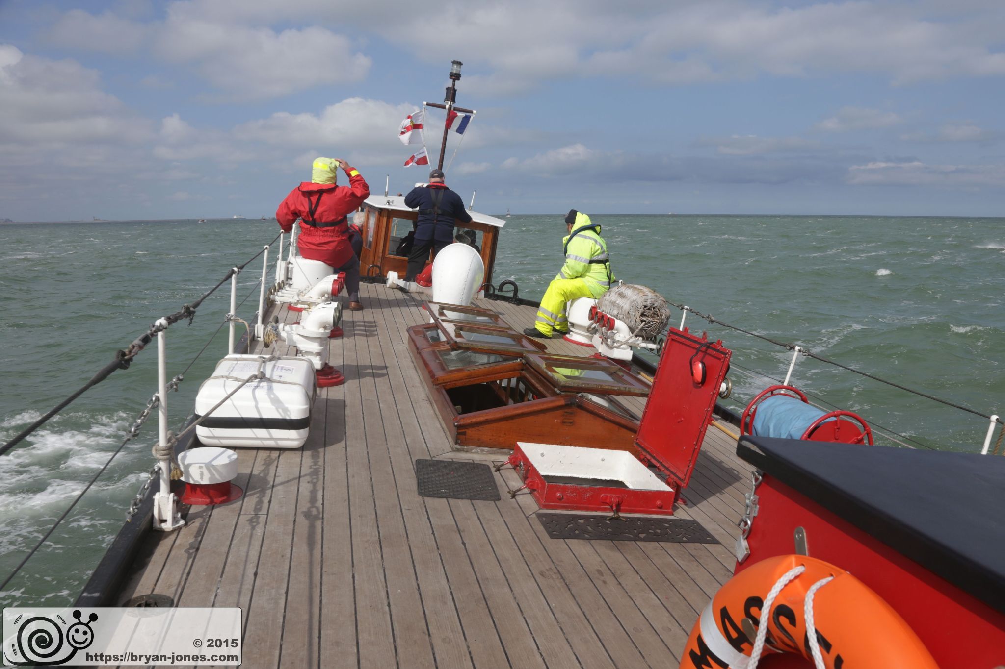 1935 London Fireboat Massey Shaw, a Dunkirk Little Ship on the 2015 80th Anniversary Commemorative Cruise to Dunkirk