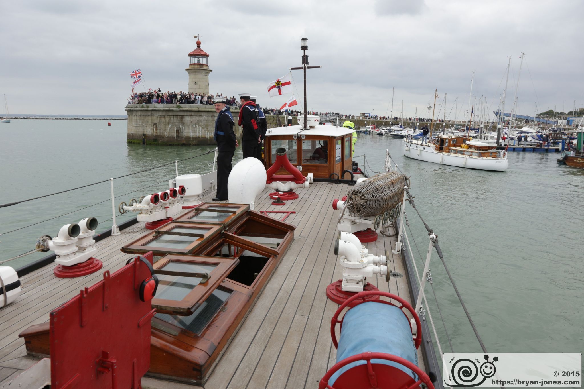 1935 London Fireboat Massey Shaw, a Dunkirk Little Ship on the 2015 80th Anniversary Commemorative Cruise to Dunkirk
