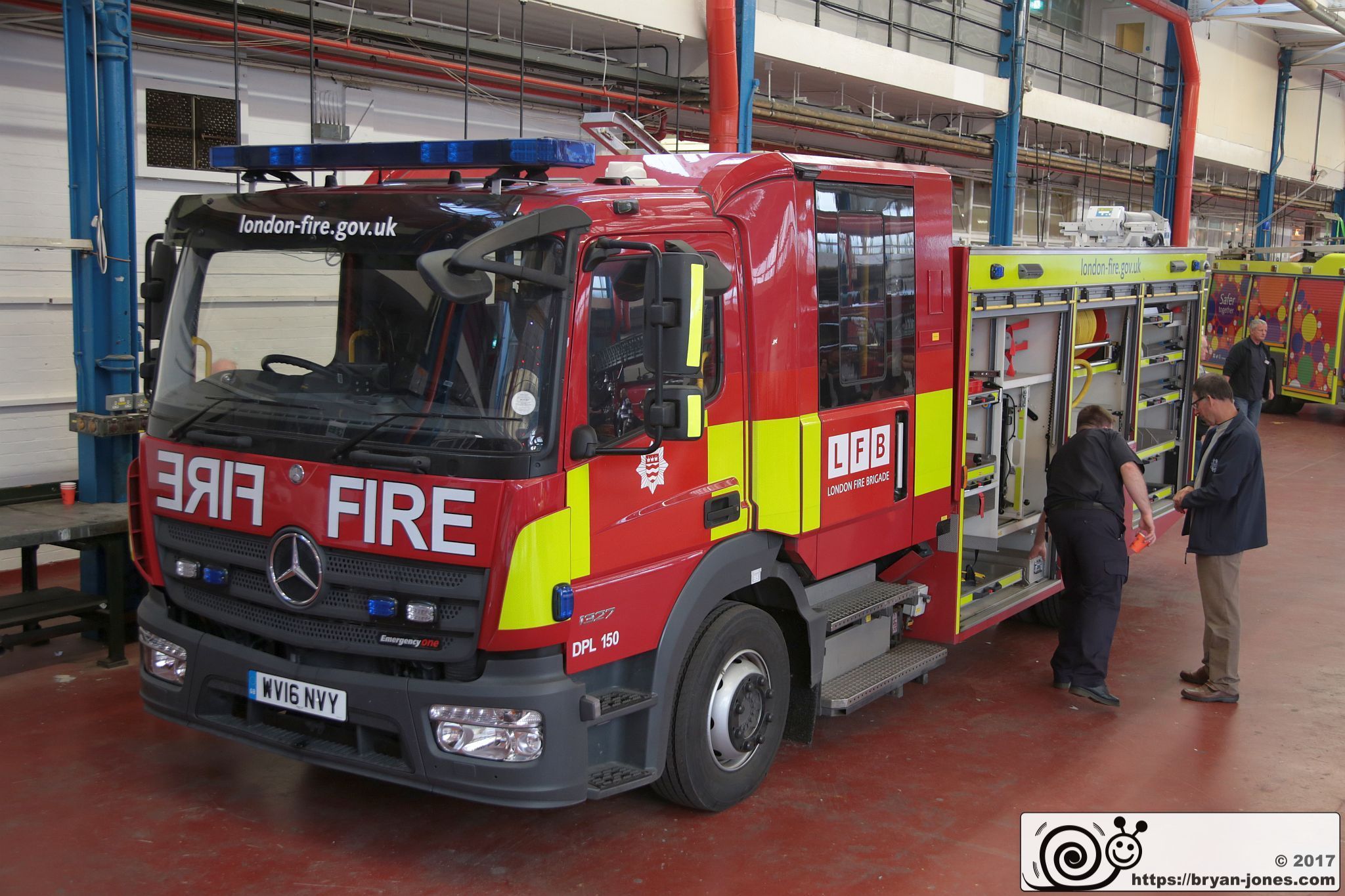 London Fire Brigade Museum at Lambeth Workshops open day 09-Sep-2017.