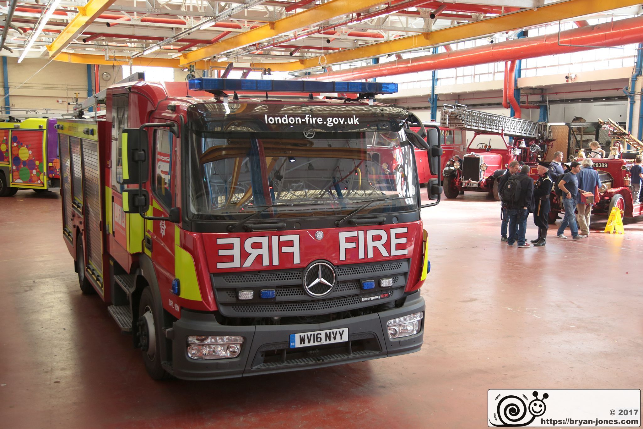 London Fire Brigade Museum at Lambeth Workshops open day 09-Sep-2017.