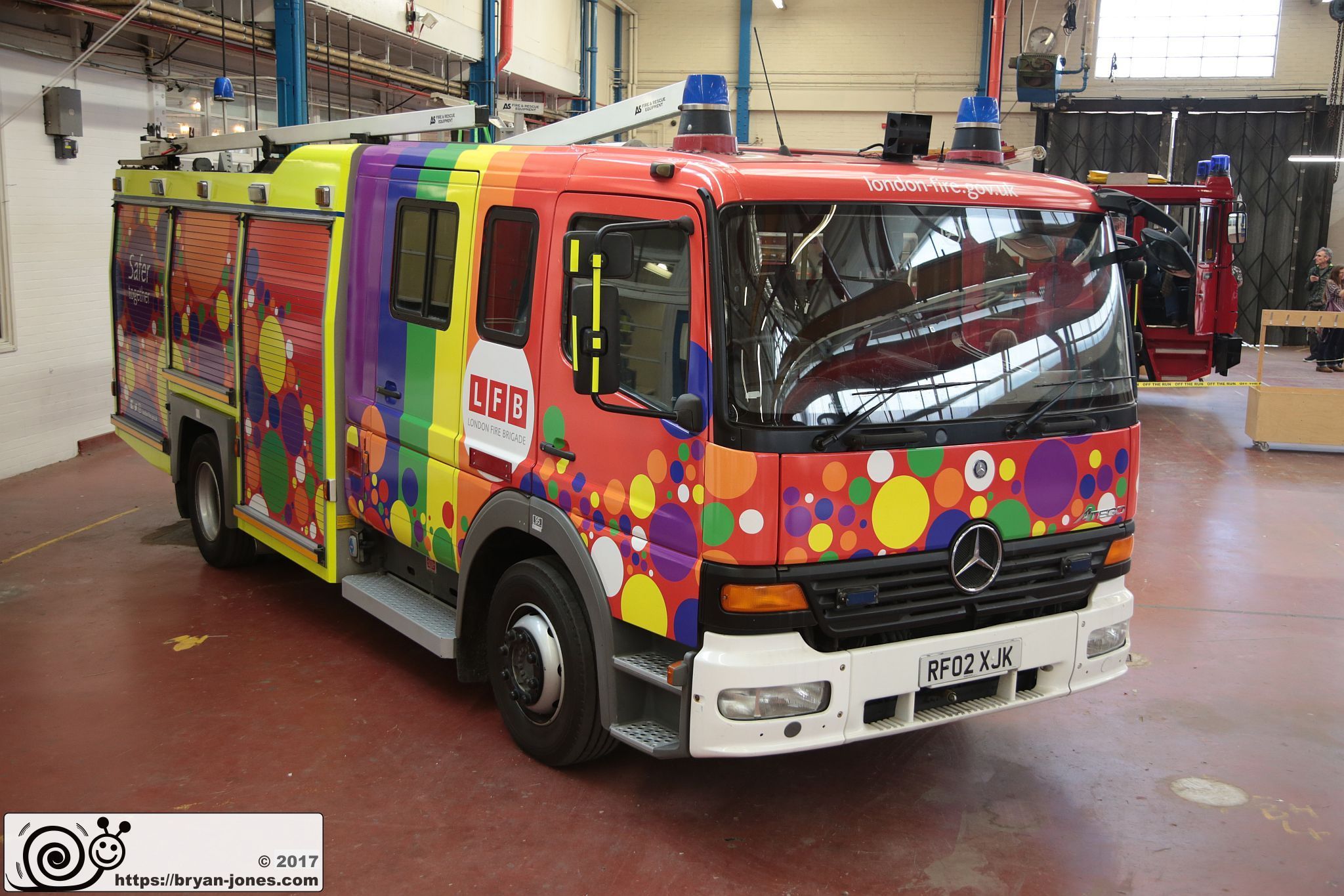 London Fire Brigade Museum at Lambeth Workshops open day 09-Sep-2017.