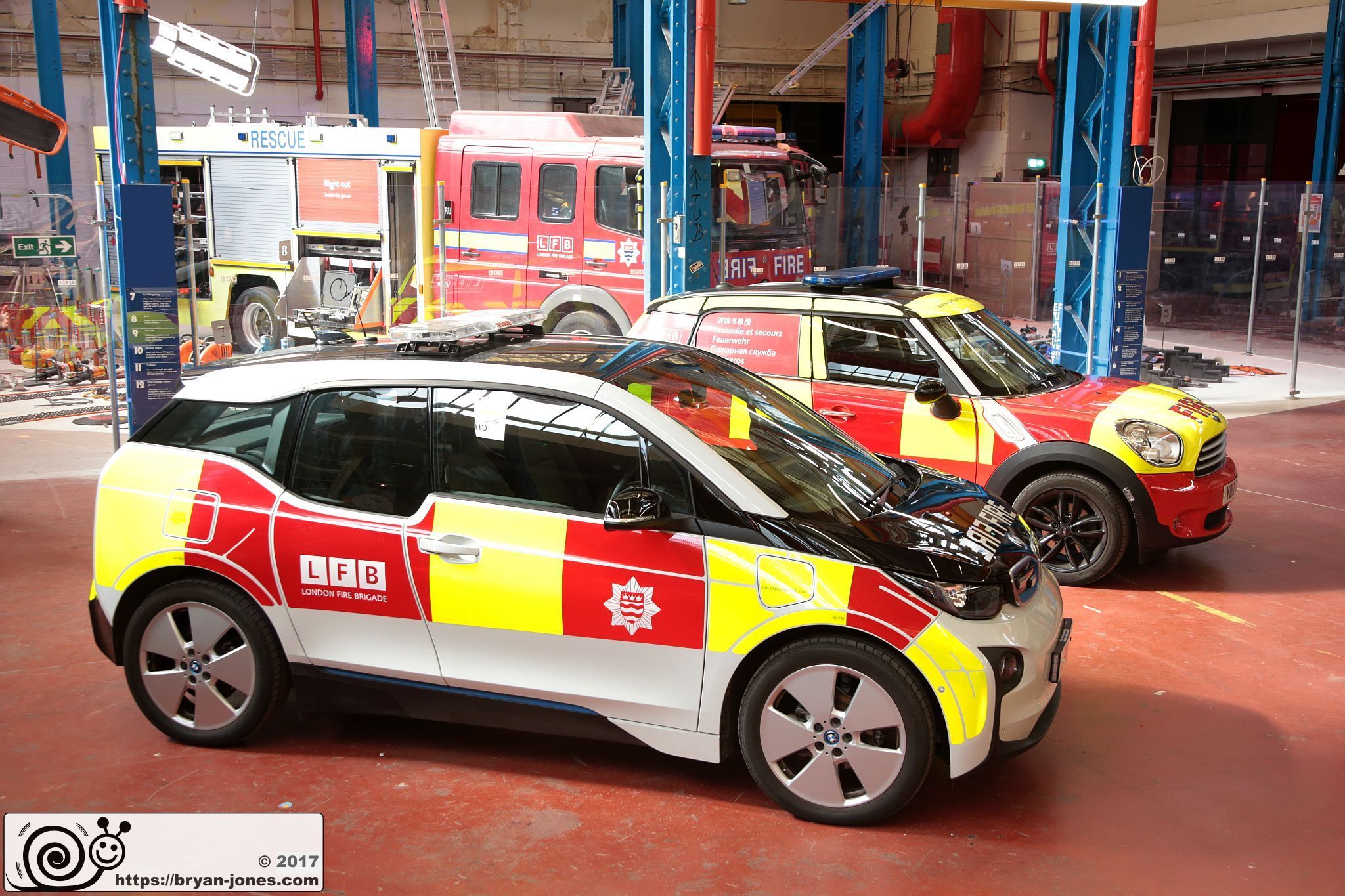 London Fire Brigade Museum at Lambeth Workshops open day 09-Sep-2017.