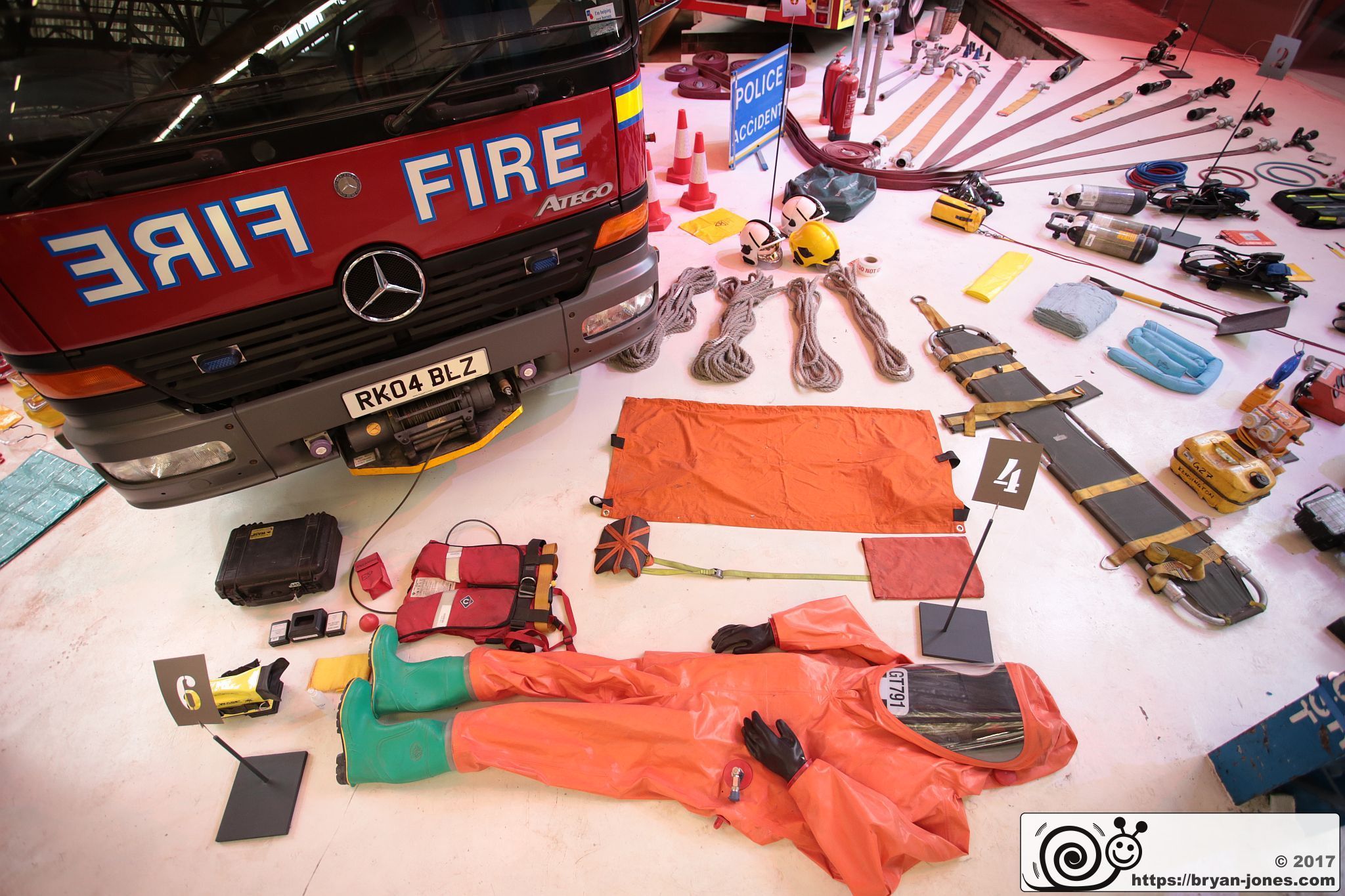London Fire Brigade Museum at Lambeth Workshops open day 09-Sep-2017.