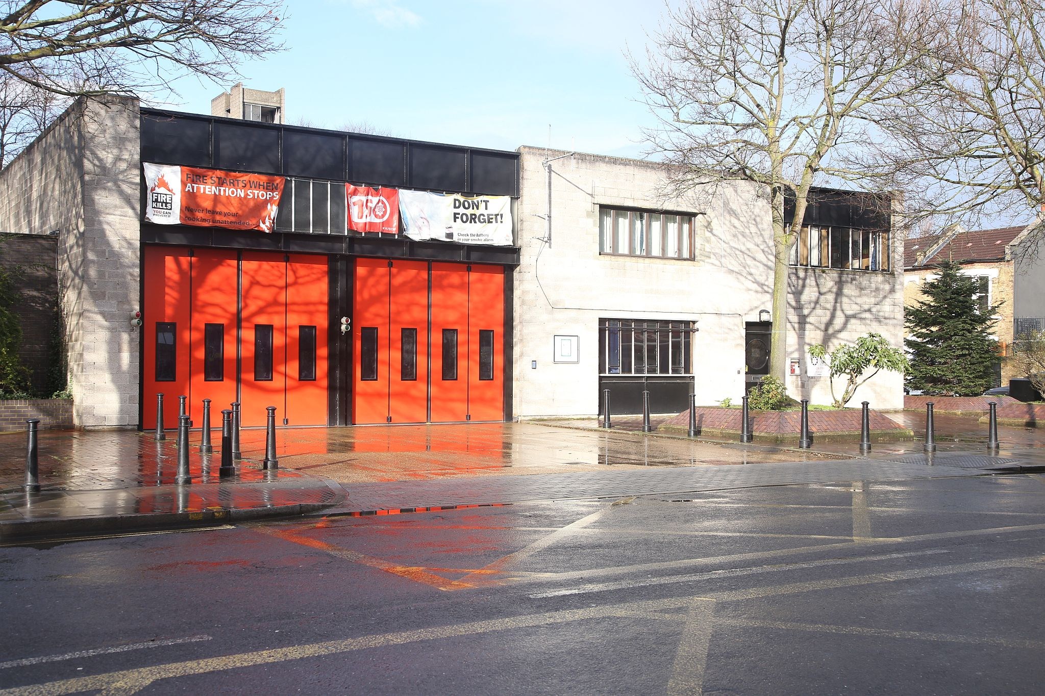 Stoke Newington Fire Station taken on 05-Mar-2017. London Fire Brigade.