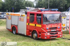 Odiham Fire Show 04-Aug-2019. Dennis Sabre fire appliance R147WVX