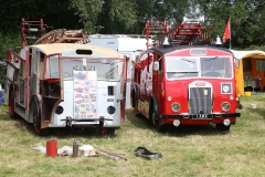 Odiham Fire Show 04-Aug-2019. 1953 Dennis F12 fire appliance 1AMX and HOU558