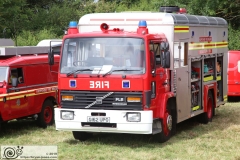 Odiham Fire Show 04-Aug-2019. Volvo FL6 Hampshire Fire Brigade Special Equipment Unit G162UPO