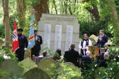 London Fire Brigade Fireman's Corner Memorial Service, 10-Jun-2022