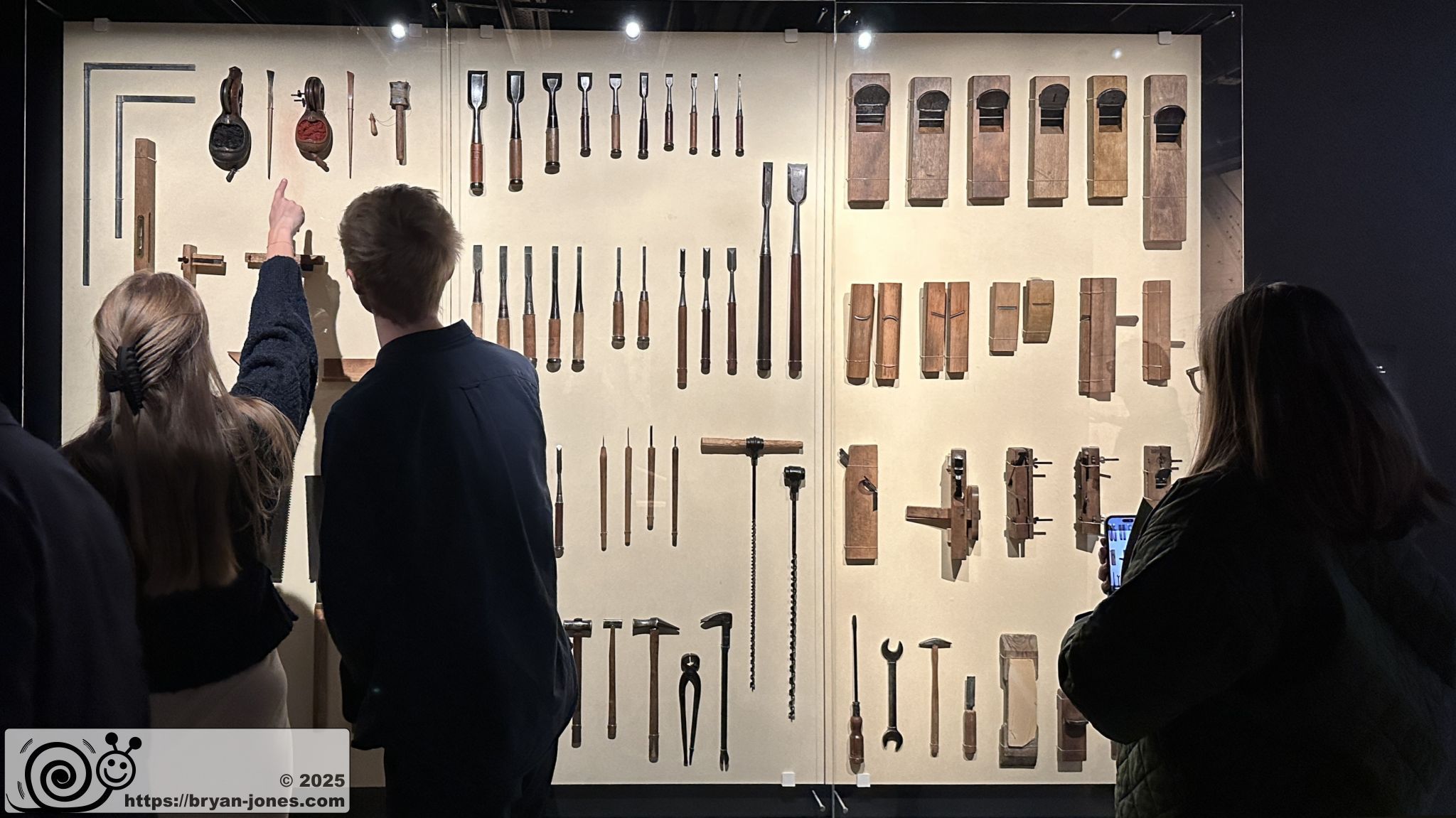 Japanese wood working tools. Japan House, London. 11-Mar-2025.