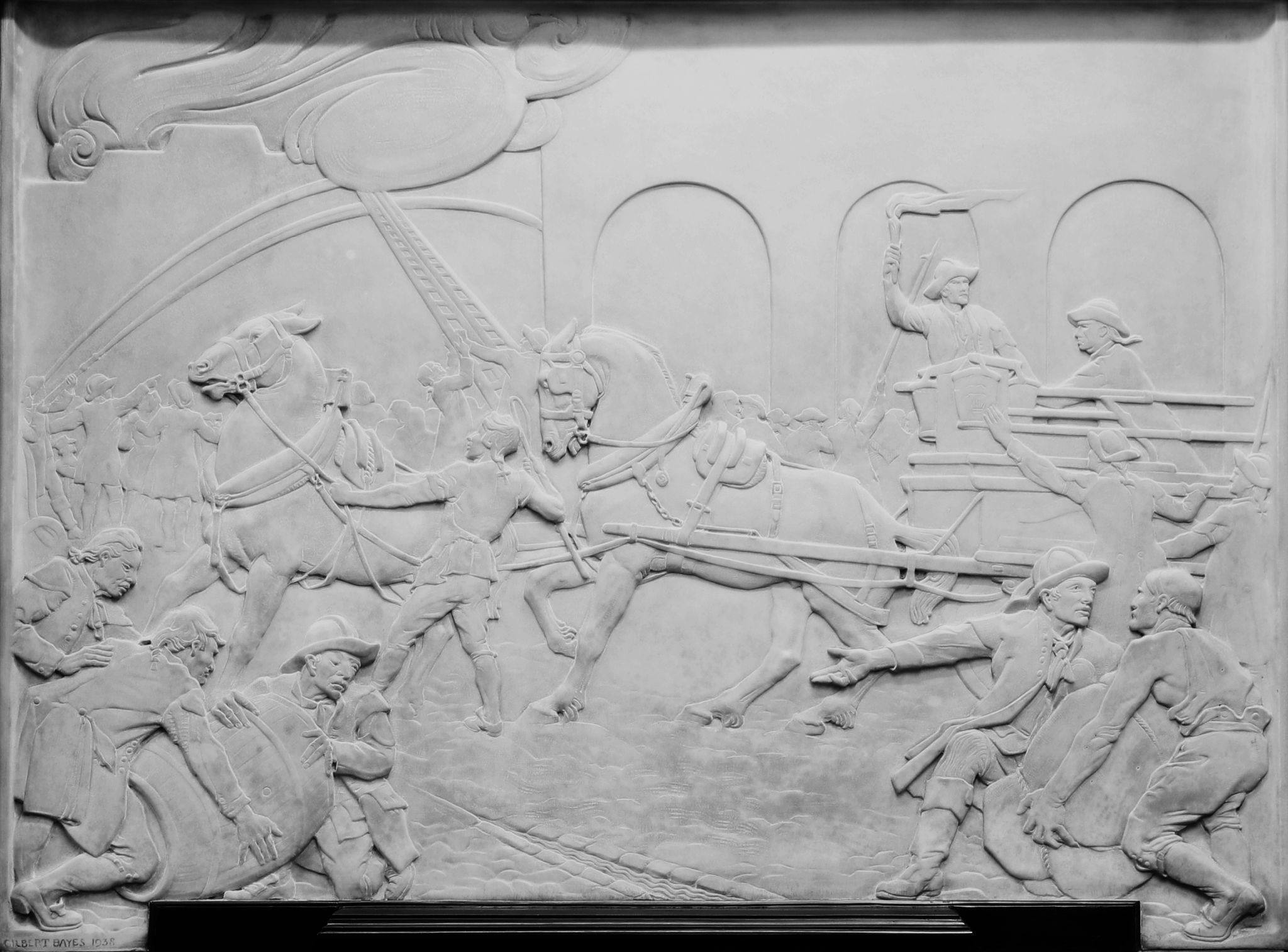 Insurance Companies' Fire Brigade Memorial. The London Fire Brigade Memorial Hall at Lambeth Fire Station. Photograph taken in October 2023. Copyright Bryan Jones, https://bryan-jones.com bryan@bryan-jones.com