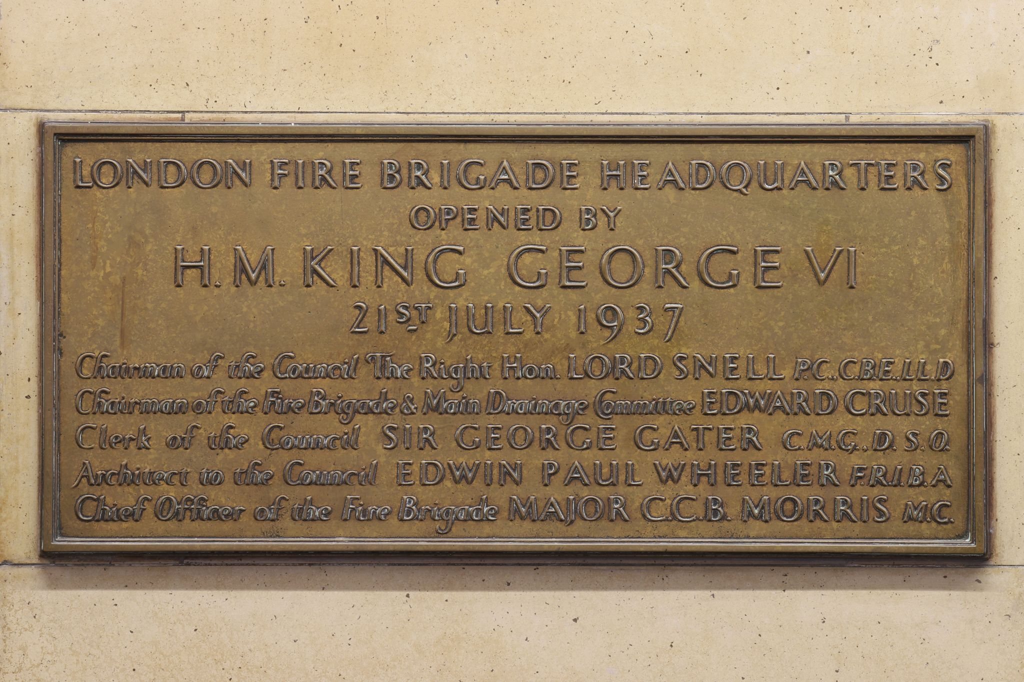 The London Fire Brigade Memorial Hall at Lambeth Fire Station. Photograph taken in October 2023. Copyright Bryan Jones, https://bryan-jones.com bryan@bryan-jones.com