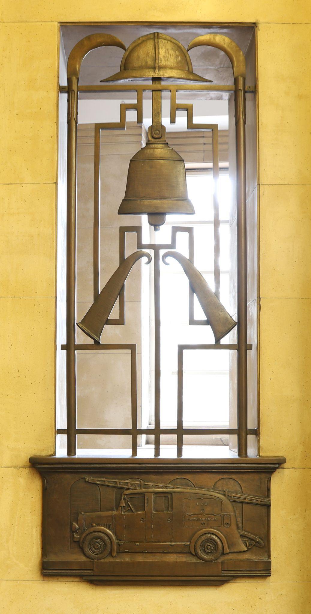 The London Fire Brigade Memorial Hall at Lambeth Fire Station. Photograph taken in October 2023. Copyright Bryan Jones, https://bryan-jones.com bryan@bryan-jones.com