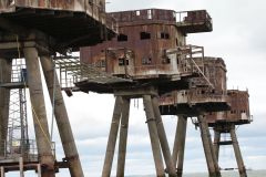Red Sands Fort. Abandoned WW2 Maunsell Forts in the River Thames Estuary. Taken 17-Apr-2017 on an X-Pilot boat tour. World War Two. Anti-aircraft