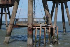 Red Sands Fort. Abandoned WW2 Maunsell Forts in the River Thames Estuary. Taken 17-Apr-2017 on an X-Pilot boat tour. World War Two. Anti-aircraft