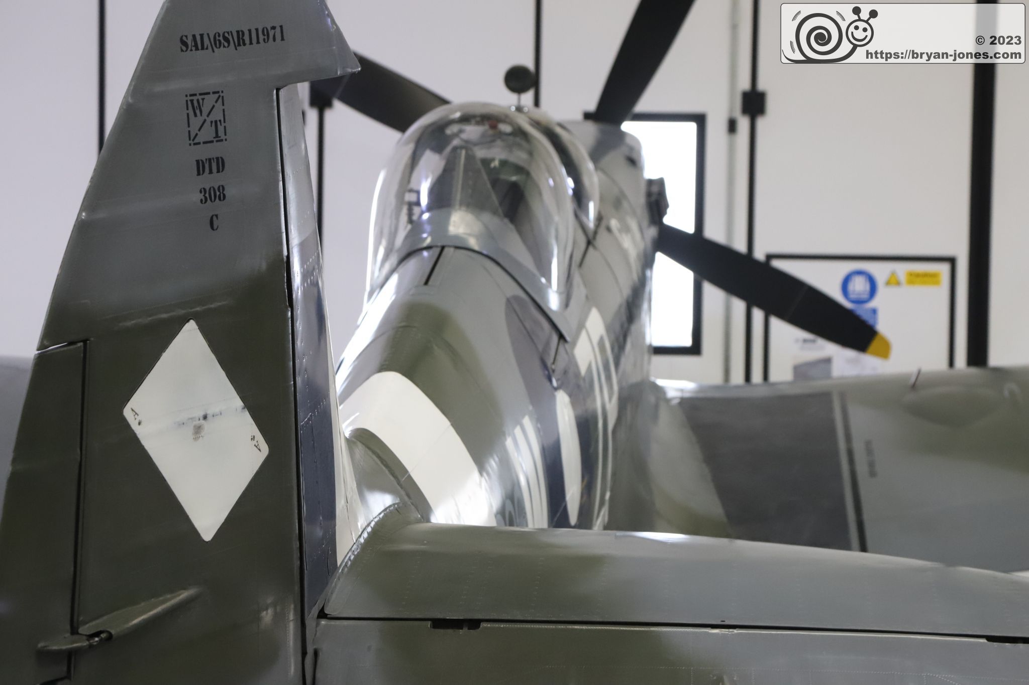 Two seat Spitfire T.9 TE308