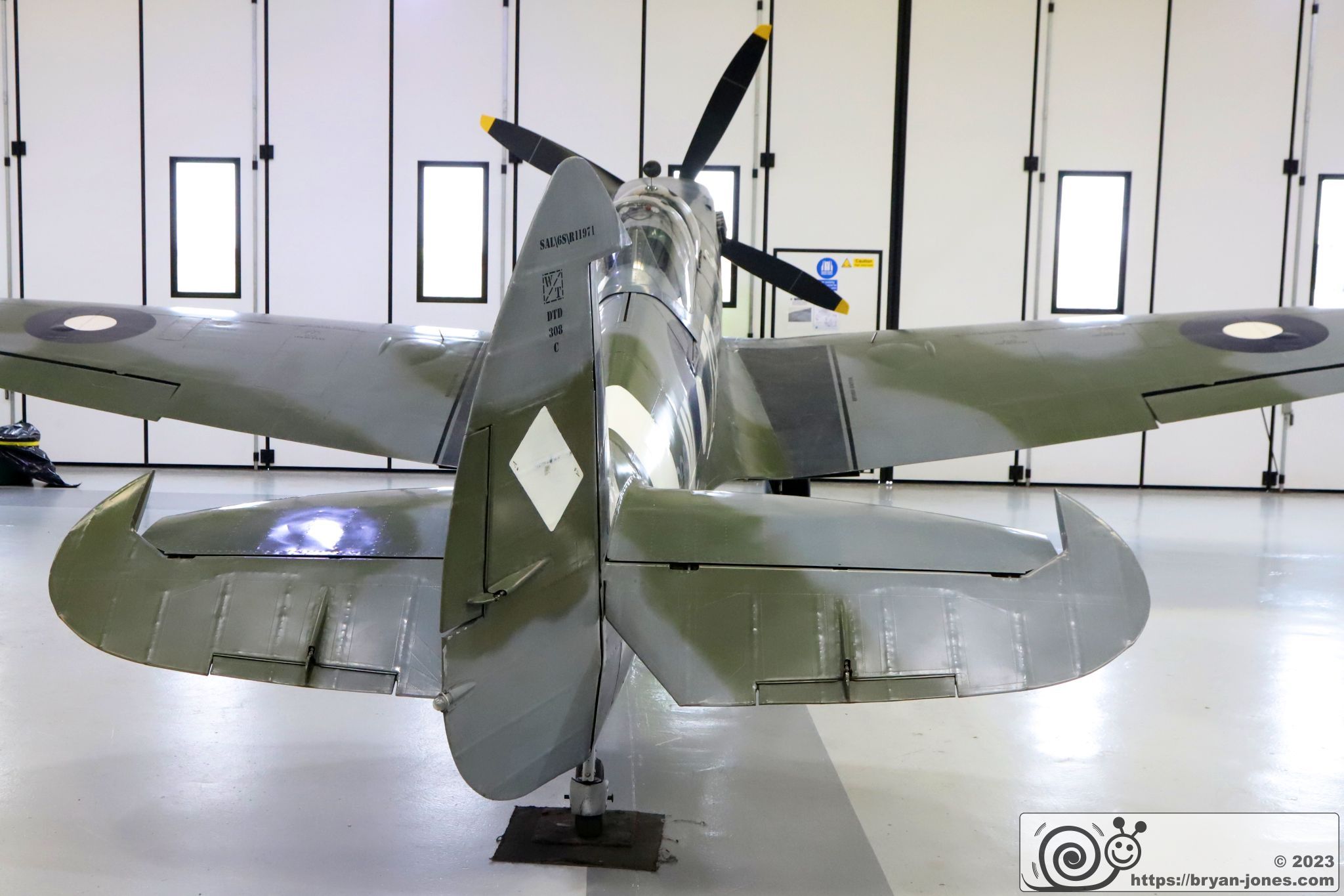 Two seat Spitfire T.9 TE308